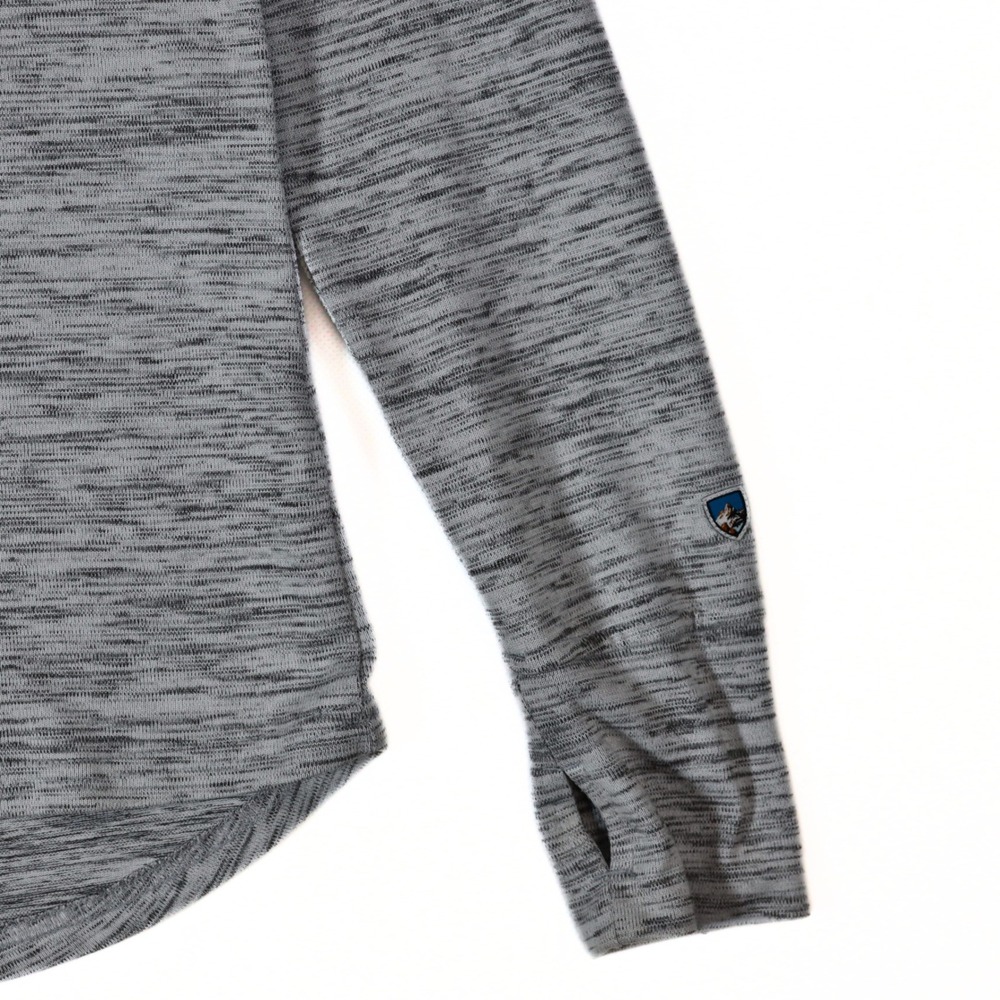 KUHL Vara Women's Small Gray Hoodie Raglan Sleeve Thumbholes Hiking Outdoor - Picture 5 of 10